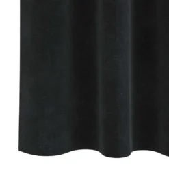 vidaXL Gordijne - Verduisterend - Zwart - 140x175 cm - Fluweel - 2 Stuks