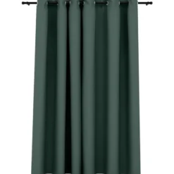 vidaXL - Gordijn - Groen - Stof - 290 x 245 cm