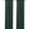 vidaXL - Gordijn - Groen - Stof - 140 x 245 cm - 2 stuks