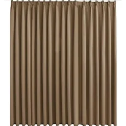 vidaXL - Gordijn - Taupe - Stof