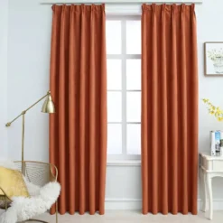vidaXL - Gordijn - Taupe - Stof - 140 x 245 cm - 2 stuks