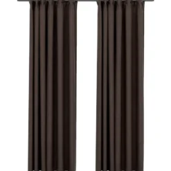 vidaXL - Gordijn - Taupe - Stof - 140 x 245 cm - 2 stuks