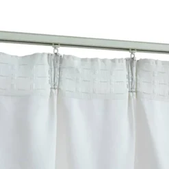 vidaXL - Gordijn - Wit - Stof - 140 x 225 cm - 2 stuks