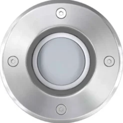 vidaXL - Grondspot - Zilver - Aluminium - 3 stuks