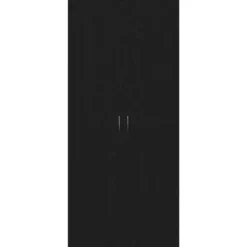 vidaXL - Hoge Schoenenkast met 6 planken 12 paar - Zwart - 80x35,5x180 cm