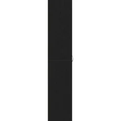 vidaXL - Hoge Schoenenkast met 6 planken 12 paar - Zwart - 80x35,5x180 cm