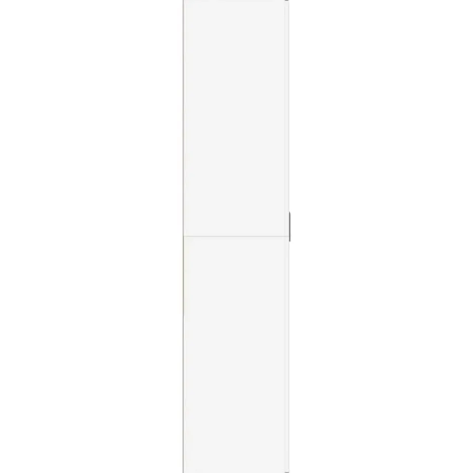 vidaXL - Hoge Schoenenkast met 7 planken en 2 deuren - Wit - 80x39x178 cm