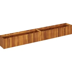 vidaXL - Houten Plantenbak - Bruin - Hout - 200 x 30 x 25 cm