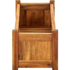 vidaXL - Houten Plantenbak - Bruin - Hout - 76 x 27.6 x 25 cm