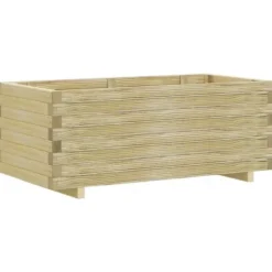 vidaXL - Houten Plantenbak - Bruin - Hout