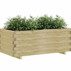 vidaXL - Houten Plantenbak - Bruin - Hout
