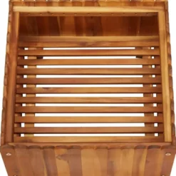 vidaXL - Houten Plantenbak - Bruin - Hout - 50 x 50 x 25 cm