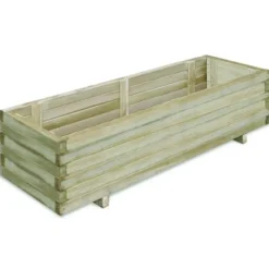 vidaXL - Houten Plantenbak - Bruin - Hout - 120 x 40 x 30 cm