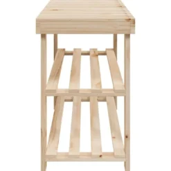 vidaXL - Houten Schoenenkast - Bruin - Hout