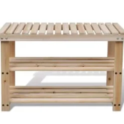vidaXL - Houten Schoenenkast - Bruin - Hout