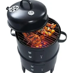 vidaXL - Houtskoolgrill - Zwart - Staal - 40 x 80 cm