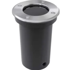 vidaXL - Inbouw Tuinlamp - Zilver - Aluminium - 3 stuks