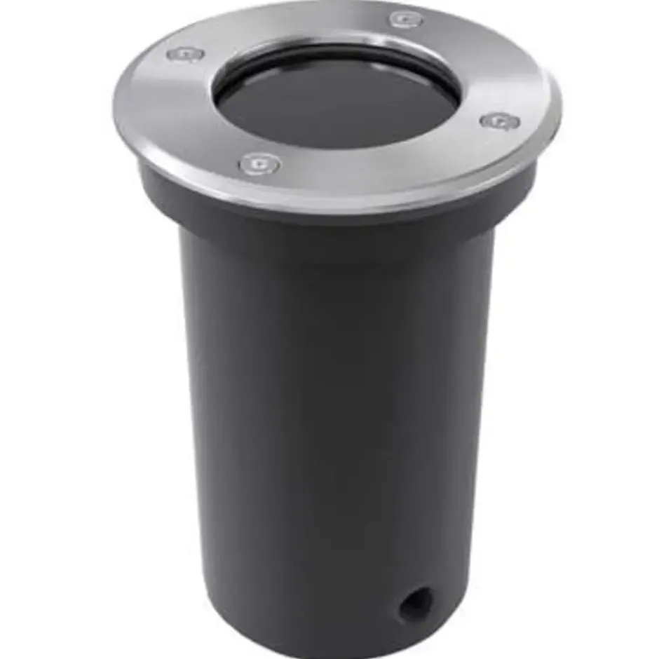 vidaXL - Inbouw Tuinlamp - Zilver - Aluminium - 3 stuks