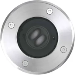vidaXL - Inbouw Tuinlamp - Zilver - Aluminium - 3 stuks
