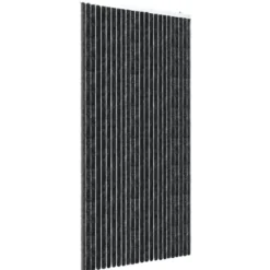 vidaXL - Insectengordijn - Antraciet - Polypropyleen - 100 x 220 cm