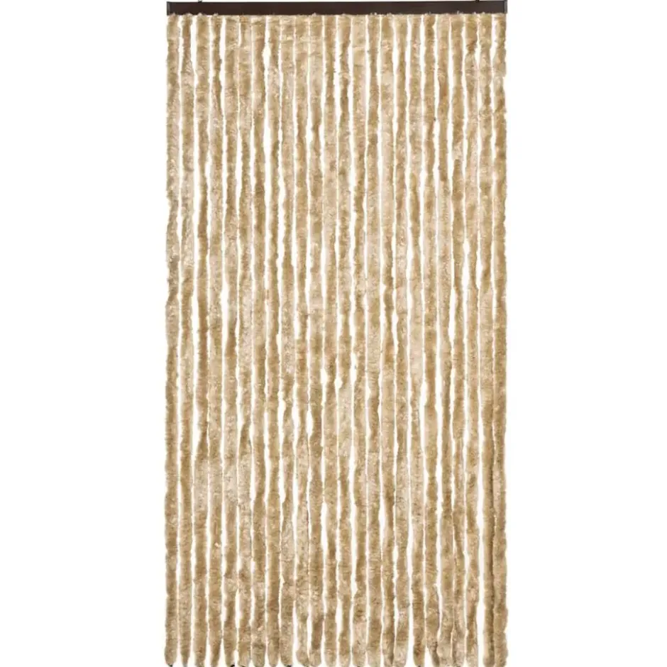 vidaXL - Insectengordijn - Beige - Polypropyleen - 100 x 220 cm