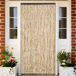 vidaXL - Insectengordijn - Beige - Polypropyleen - 100 x 220 cm