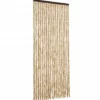 vidaXL - Insectengordijn - Beige - Polypropyleen - 56 x 185 cm