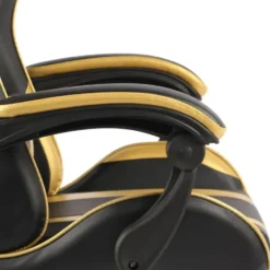 vidaXL - Kantoorstoel - Goud - Kunstleer