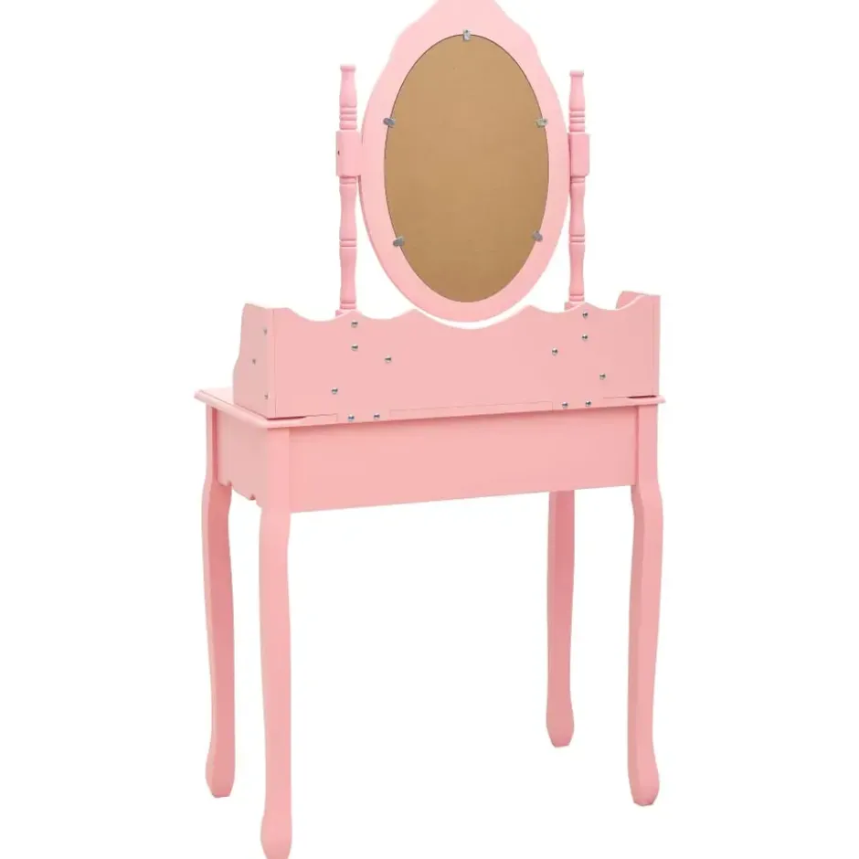 vidaXL - Kaptafel - Roze - Hout