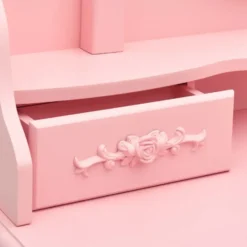 vidaXL - Kaptafel - Roze - Hout