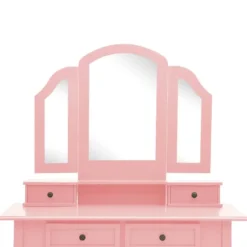 vidaXL - Kaptafel - Roze - Hout