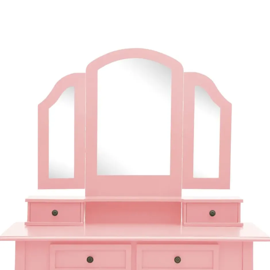 vidaXL - Kaptafel - Roze - Hout