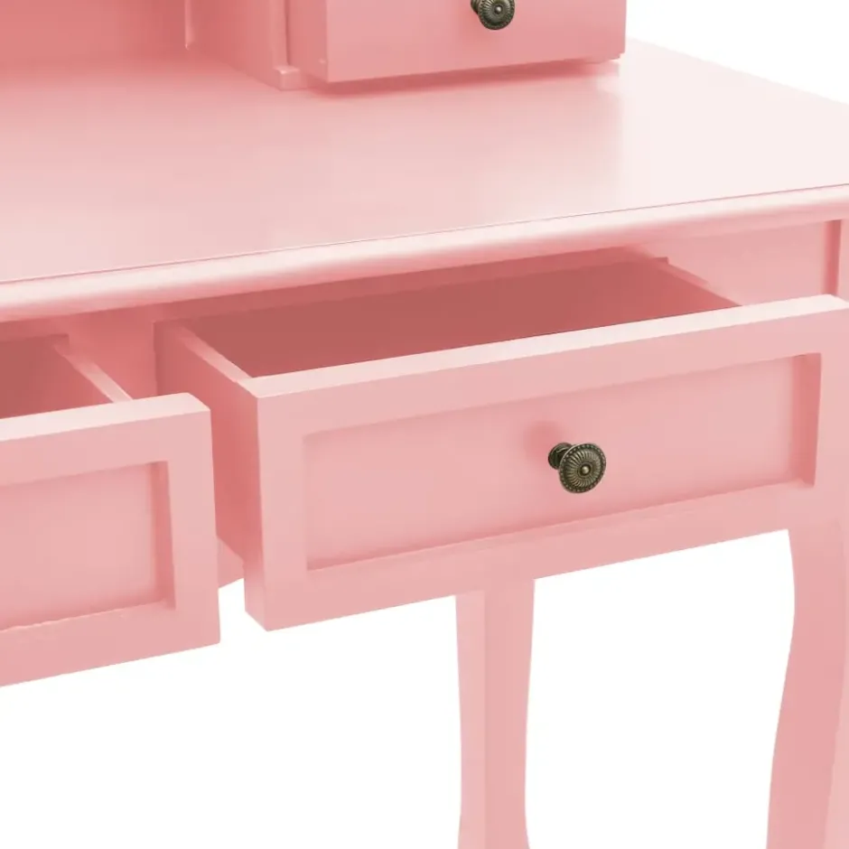 vidaXL - Kaptafel - Roze - Hout
