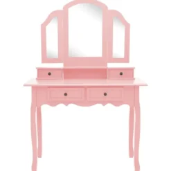 vidaXL - Kaptafel - Roze - Hout
