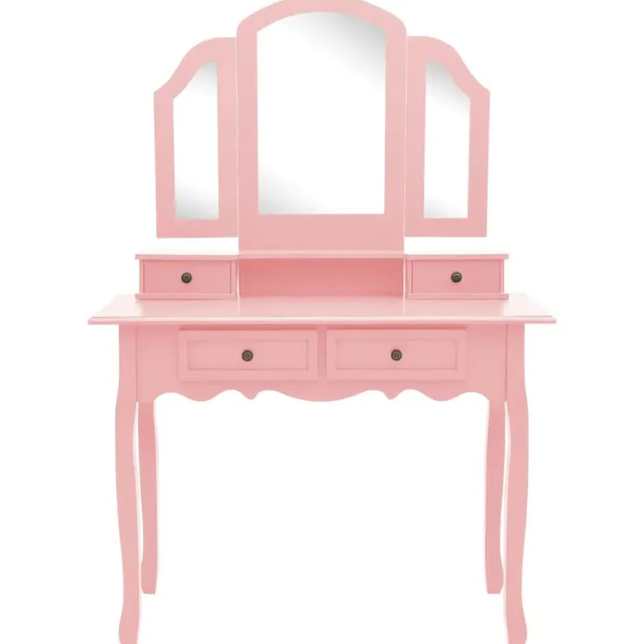 vidaXL - Kaptafel - Roze - Hout