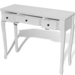 vidaXL - Kaptafel - Wit - Hout
