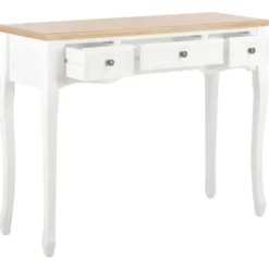 vidaXL - Kaptafel - Wit - Hout
