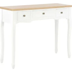 vidaXL - Kaptafel - Wit - Hout