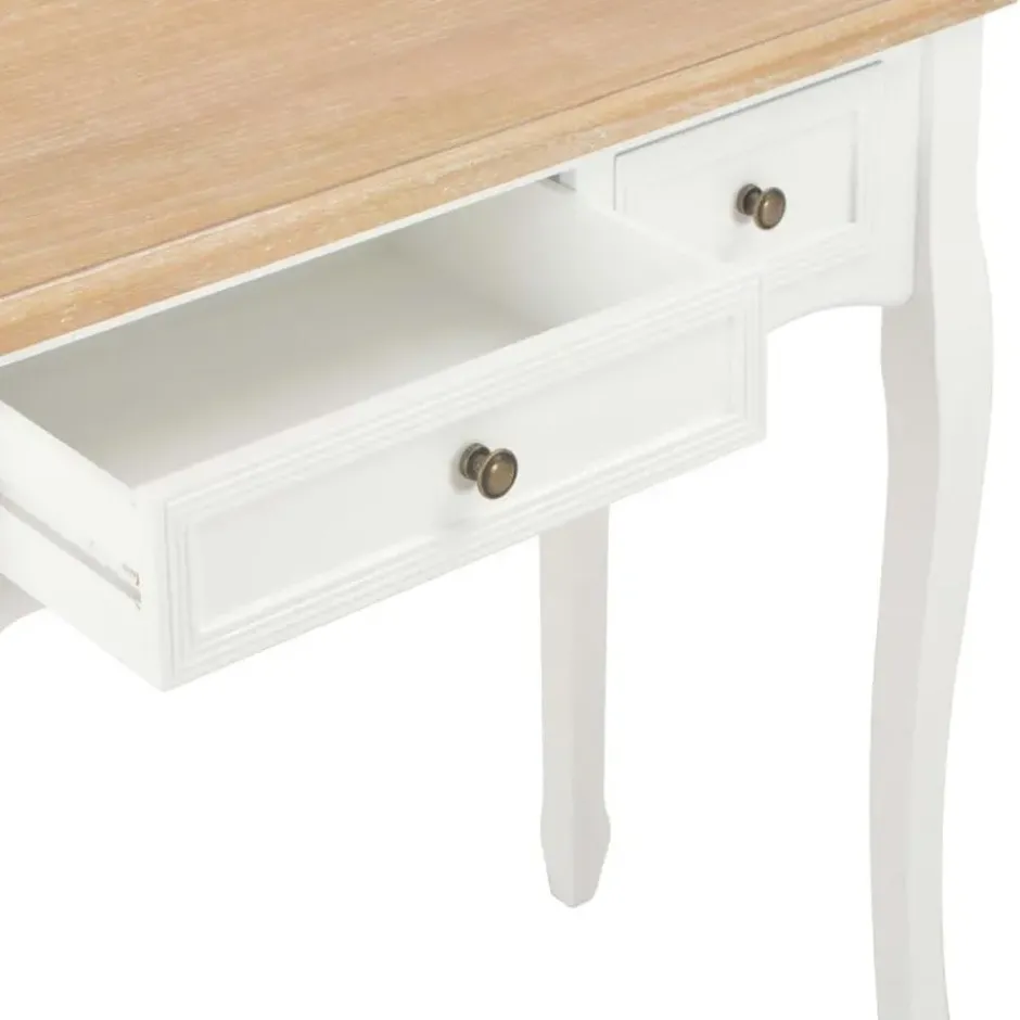 vidaXL - Kaptafel - Wit - Hout
