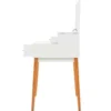 vidaXL - Kaptafel - Wit - MDF