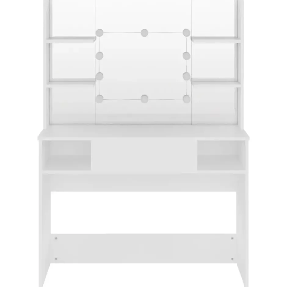 vidaXL - Kaptafel - Wit - MDF