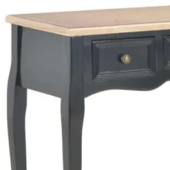 vidaXL - Kaptafel - Zwart - Hout