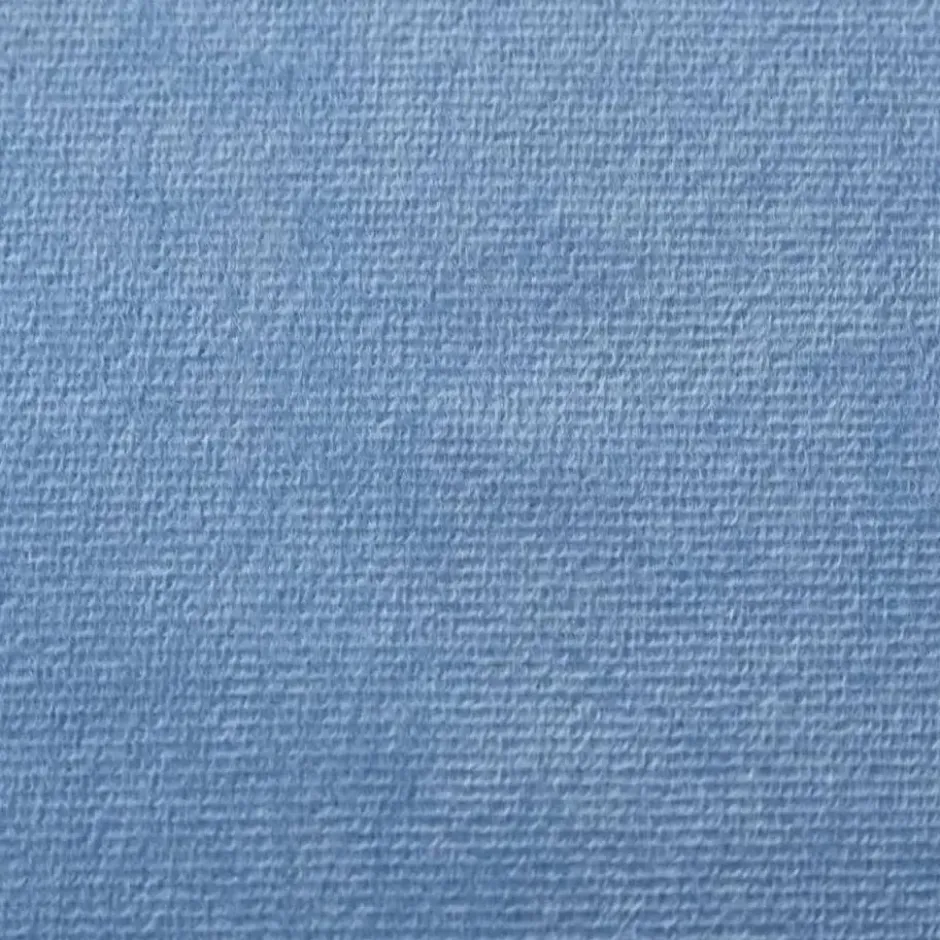 vidaXL Kinder slaapbank 2-zits inklapbaar - Blauw zacht pluche - 84x38 cm