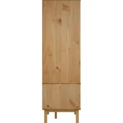vidaXL - Kledingkast OTTA met 2 lades - Grenenhout - Bruin - 76.5x53x172 cm