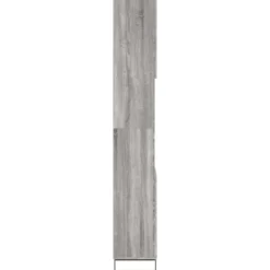 vidaXL - Kolomkast met 2 deuren - Grijs sonoma eiken - Hout - 30x30x190 cm