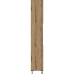 vidaXL - Kolomkast met 2 deuren 2 vakken - Artisan eiken - Hout - 30x30x179 cm