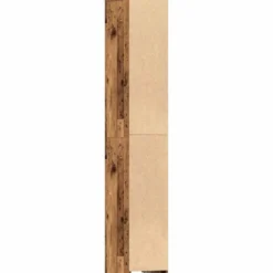 vidaXL - Kolomkast met 2 deuren 2 vakken - Zwart eiken - Hout - 30x30x183.5 cm