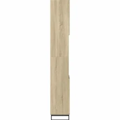 vidaXL - Kolomkast met 2 deuren 2 vakken - Sonoma eiken - Hout - 30x30x190 cm
