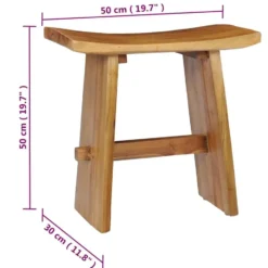 vidaXL - Kruk - Bruin - Hout