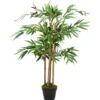 vidaXL - Kunstplant - Groen - Bamboe - 90 cm